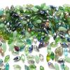 Série de cores contas de vidro cristal 6*12MM furo horizontal pingente gota d'água DIY joias brincos colar material atacado