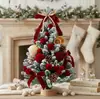 Set de Árbol de Navidad para Decoración de Escena de Sala de Estar, Mini de Escritorio Pequeño Modelo Nuevo, Adornos de Decoración para el Hogar de Alta Gama