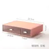 Caja de Almacenamiento Transparente Tipo Cajón para Papelería de Escritorio, Manualidades con Cuentas, Cosméticos y Artículos Varios de Oficina de Escritorio con Múltiples Compartimentos para Organización