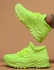Fornecimento Exclusivo Transfronteiriço para Aliexpress e Amazon: Tênis Esportivo Feminino de Tamanho Grande, Tênis Meia Respirável em Fly-Knit, Tênis Fácil de Calçar