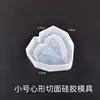 Moldes de Silicona, Moldes con Forma de Corazón en Tamaños Grande, Mediano y Pequeño, Moldes de Silicona con Superficie de Espejo de Alto Brillo, Moldes para Pastel de Amapola