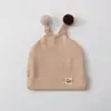 Gorro de Bebé Primavera/Verano Delgado Lindo Adorable Diseño de Bola para Proteger la Fontanela, Unisex para Recién Nacidos de 0 a 6 Meses
