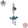 Efu Le original requintado sonho orquídea pingente s925 prata esterlina diy pulseira contas jóias explosões transfronteiriças