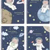 Cuaderno de espiral A5 de dibujos animados al por mayor, Cuadernos gruesos lindos, Cuadernos de tarea para estudiantes de primaria, Bloc de notas, Papelería de oficina personalización