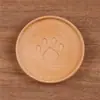 Posavasos Creativo de Madera Japonés con Forma de Pata de Oso Lindo, Base Aislante Antideslizante para Tazas de Café, Tazas de Té y Tazas de Madera de Haya