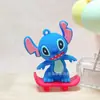 Rn003 Figura de Dibujos Animados de Stitch Transformable 3D Llavero Accesorio para Zapatos Croc Decoración Llavero de Dibujos Animados