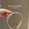 Diadema de Lujo Ligero de Alta Gama con Calavera Completa de Diamantes y Borde Ancho para Mujer, Versátil para Salir, Pinza para el Cabello para Sujetar el Cabello, Diadema para Lavarse la Cara, Accesorios para el Cabello