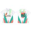 Uniforme de clase para escuela primaria con estampado de cuerpo completo, polo con cuello de solapa, estampado fijo medio, uniforme de juegos para padres e hijos de jardín de infantes, uniforme de graduación