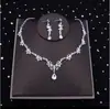 Acessório de Cabeça para Noiva Europeia e Americana Conjunto de Três Peças com Strass Coroa de Princesa de Luxo para Aniversário Coroa de Liga Metálica Gota d'Água