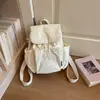 Mochila nueva de moda de color liso, mochila de viaje, adecuada para estudiantes de secundaria y universidad, portátil y elegante, ideal para viajes cortos