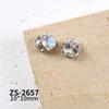 Joias Populares para Nail Art Diamantes, Bolas de Diamante Empilhadas Acabadas à Mão Quadradas Grossas de Alta Qualidade, Diamantes Brilhantes de Cristal de Vidro de Alta Qualidade para Nail Art