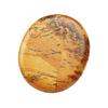 Atacado Cristal Natural Peça Conformável Plano Duplo Pedra Inspiracional Jade Peça de Pedra Fina Gravação e Pedra de Energia Aliviadora de Preocupações