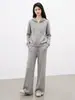 ME Pedido Estilo Coreano Ins Sudadera Popular de Este Año Hermosa Casual Chaqueta Deportiva de Principios de Otoño Pantalones de Pierna Ancha