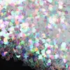 Ab Lantejoulas Transparentes Coloridas de Alta Qualidade Lua Estrela de Cinco Pontas Pingentes de Gota de Água Material de Preenchimento para Decoração DIY de Nail Art