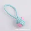 Brinquedo Bola de Poliéster-Algodão Tecido para Dentição e Mastigação de Cachorro Animal de Estimação Cachorro Interativo Descompressão Brinquedo de Corda de Algodão Fabricante Atacado