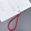 Nuevo Producto Cordón de Pedrería Cuerda para la Muñeca Cordón para Teléfono Móvil Cadena Corta de Diamantes de Lujo Corta Cadena Corta para Llaves de Identificación Estilo Caliente