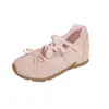 Zapatos Mary Jane Versátiles con Lazo de Ballet para Mujer 2026 Nuevo Estilo de Verano Tacón Oculto Boca Baja Planos Deportivos Casuales para Mujer