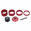 Cansucc Bicicleta de Montaña Bicicleta de Carretera Espaciador de Horquilla de 28.6 Espaciador de Aluminio Junta de Bicicleta Kit Girasol
