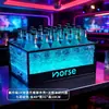 Cubo de Hielo Luminoso Bar Ktv Habitación Privada Led Engrosado Cubo de Cerveza Recargable Cubo de Champán Creativo Cubo de Hielo de Diamante
