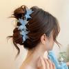Pinza Agarradora Exquisita de Moño para la Parte Trasera de la Cabeza de Mujer, Pasador de Tira Super Hada, Nuevo Clip Grande de Tiburón Chinoiserie, Accesorios para el Cabello de Alta Gama