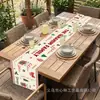 Novo Caminho de Mesa de Natal Transfronteiriço 2026 Toalha de Mesa Decorativa de Ano Novo Alta Estética Suprimentos de Decoração para Festa de Feriado Feito sob medida