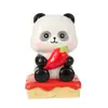 Panda Creativo Serie de Comida China Caja Sorpresa Adorno de Resina para Escritorio Decoración de Escritorio de Estudiante Regalo