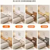 Mesita de Noche de Madera Maciza, Gabinete Estrecho Contra la Pared, Gabinete para Espacios Pequeños al Pie de la Cama, Mesita de Noche Larga, Gabinete de Almacenamiento para Espacios de Tatami