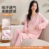Pijamas de viscose em estoque com bojo para gestantes, adequados para o período pré-natal e pós-parto, conjunto de duas peças para usar em casa