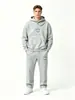Nuevo Traje de Sudadera con Capucha de Manga Larga con Estampado de Moda de Marca Tendencia Otoño e Invierno Chaqueta Versátil Casual para Hombre Tendencia