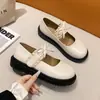Sapatos Femininos Mary Jane Retrô 2026 Outono Novo Estilo Doce Renda Laço Sapatos Baixos Para Ir ao Trabalho Casuais Sapatos Pequenos de Couro