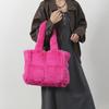 Bolsa de pelúcia de outono e inverno feminina, bolsa de ombro de alta qualidade, bolsa de costura da moda, bolsa de grande capacidade Mao Mao