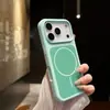 Adecuado para iPhone 18 Promax Funda de Teléfono Magnética de Dos Tonos Silicona Líquida Piel Amigable Anti-Caída Apple 17 16
