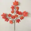 Hojas de árbol artificiales: hojas de arce rojo, hojas de arce japonés, hojas de ginkgo, hojas de plátano de sombra, hojas de sicómoro, hojas de arce de cinco puntas, ramas de aliso, hojas de plástico artificial