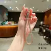 Nuevo Colgante de Cadena de Pedrería de Alta Gama Llavero para Maleta Colgante Cadena de Diamantes de Moda Cordón para Teléfono Móvil Cuerda Anti-Pérdida para Mujeres