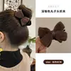 Presilha de Cabelo Laço de Tricô para Mulheres, Acessório de Cabelo, Novo Estilo Outono e Inverno 2026, Presilha de Garra para Prender o Cabelo