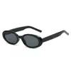 Nuevas gafas de sol ovaladas transfronterizas, estilo retro americano, resistentes a los rayos UV, montura pequeña, gafas de sol de uso diario para todo tipo de ocasiones, para mujer
