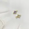 Chapado en Cobre Oro Real Fuerte Retención de Color Circonita Estilo Palacio Pedrería Colgante Pulsera Collar Pendientes Hechos a Mano Accesorios de Cuentas