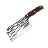 Cuchillo de cocina forjado para el hogar, cuchillo de corte de acero inoxidable afilado, cuchillo para cortar huesos, cuchillo de cocina, cuchillo multiusos
