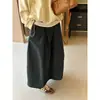 Falda de Silueta Botón de Stereo Estilo Occidental para Mujer Falda Negra Pequeña Estilo Coreano Principios de Otoño Falda Casual de Línea A Estilo Montaña Ropa de Trabajo