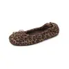 Zapatos planos de piel de oveja auténtica para mujer, zapatos de corte bajo de una sola pieza para todas las estaciones, zapatos de conductor de ballet con punta redonda y lazo de cuero genuino