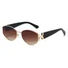 Gafas de Sol Estilo Old Money para Mujer, Modelo Nuevo de Alta Gama 2026, Montura de Metal para Rostros Cuadrados y Redondos, Protección UV, Gafas de Sol Estilo Europeo y Americano