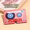 Tarjeta de Saludo para Grabar para Amigos Parejas Cinta de Audio Bendiciones Regalo de Cumpleaños Tarjeta Creativa DIY de Grabación de Sonido Polvo en Spray