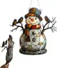 Decoração de Natal Pingente Boneco de Neve Presente Perfeito de Natal Pingente Decoração de Árvore de Natal Decoração de Casa