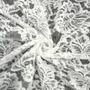 Tela Nueva de Encaje Chenille, Encaje Elástico de Nailon y Spandex, Tela de Encaje para Vestido Superior Cálido Base