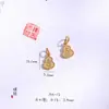 Retención de color fuerte Colgante de arena dorada Xiangyun Pulsera Ruyi auspiciosa Collar genuino para hombre y mujer Accesorios de aceite para cuentas DIY Material
