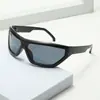 Gafas de Sol de Moda Transfronterizas de Una Pieza Estilo Y2K, Gafas de Sol Personalizadas para Exteriores Estilo Urbano, Gafas de Sol para Fiesta Hip-Hop Hot Girl para Mujer