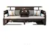 Cama Luohan, Madeira Maciça, Sofá-Cama Estilo Chinês Novo, Conjunto de Mesa de Chá e Cadeiras de Uso Duplo, Cama Deslizante, Sala de Estar de Apartamento Pequeno, Cama Estilo Zen