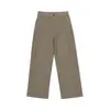 Controle de preços: 136. Calça masculina de lã estilo retro americano old money para outono, corte tridimensional, perna reta, moderna