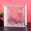 Tijolo de vidro super branco tijolo de cristal quadrado transparente parede divisória de banheiro tijolo de cristal de rede tijolo colorido parede de vidro