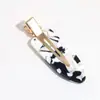 Pinza para el Cabello sin Costuras para Mujer en Verano, Pinza para Flequillo Lateral, Accesorio para el Cabello para Lavarse la Cara, Aplicarse Maquillaje y Usar Mascarilla Facial, Pinza de Pato